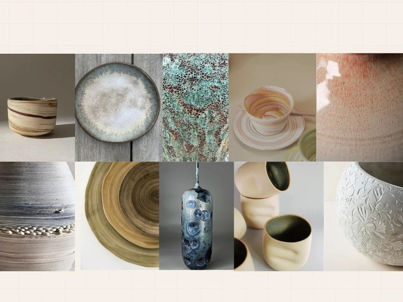 10 Textures on Ceramic Surfaces