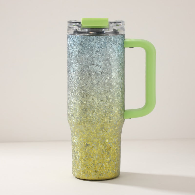 Pure Titanium Crystal-Texture Car Tumbler 930 ml/31.45 fl oz