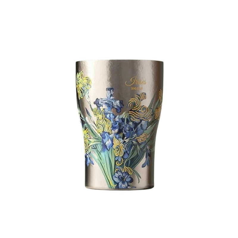 Van Gogh Series Pure Titanium Mug – Double-Walled Insulation 380 ml/12.85 fl oz