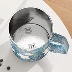 Sakura Frost Titanium Mug Double-Walled Insulated– 430ml / 14.54 fl oz