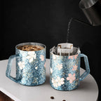 Sakura Frost Titanium Mug Double-Walled Insulated– 430ml / 14.54 fl oz