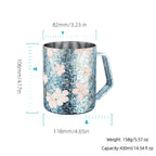 Sakura Frost Titanium Mug Double-Walled Insulated– 430ml / 14.54 fl oz