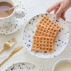 Klein Blue Polka-Dot Ceramic Mug and Saucer Set 400 ml/13.53 fl oz