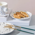 Klein Blue Polka-Dot Ceramic Mug and Saucer Set 400 ml/13.53 fl oz